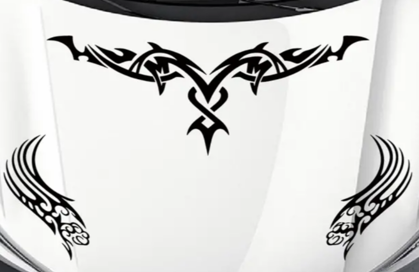 Hood Decal, Fire Totem Decal