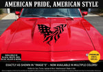 American Flag with Eagle Car Decal – Patriotic | USAVinyls
