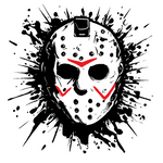 Jason‑Inspired Halloween Mask Car/Wall Decal | USAVinyls