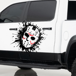 Jason‑Inspired Halloween Mask Car/Wall Decal | USAVinyls