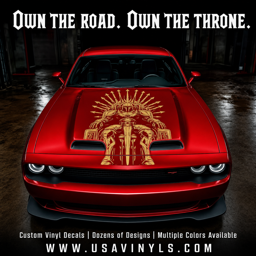 Mandalorian–Inspired  Warrior Car/Wall Vinyl Decal | USAVinyls
