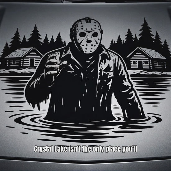 Jason Crystal Lake black vinyl animated
