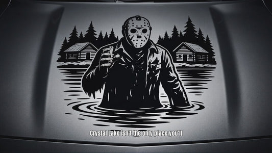 Jason Crystal Lake black vinyl animated
