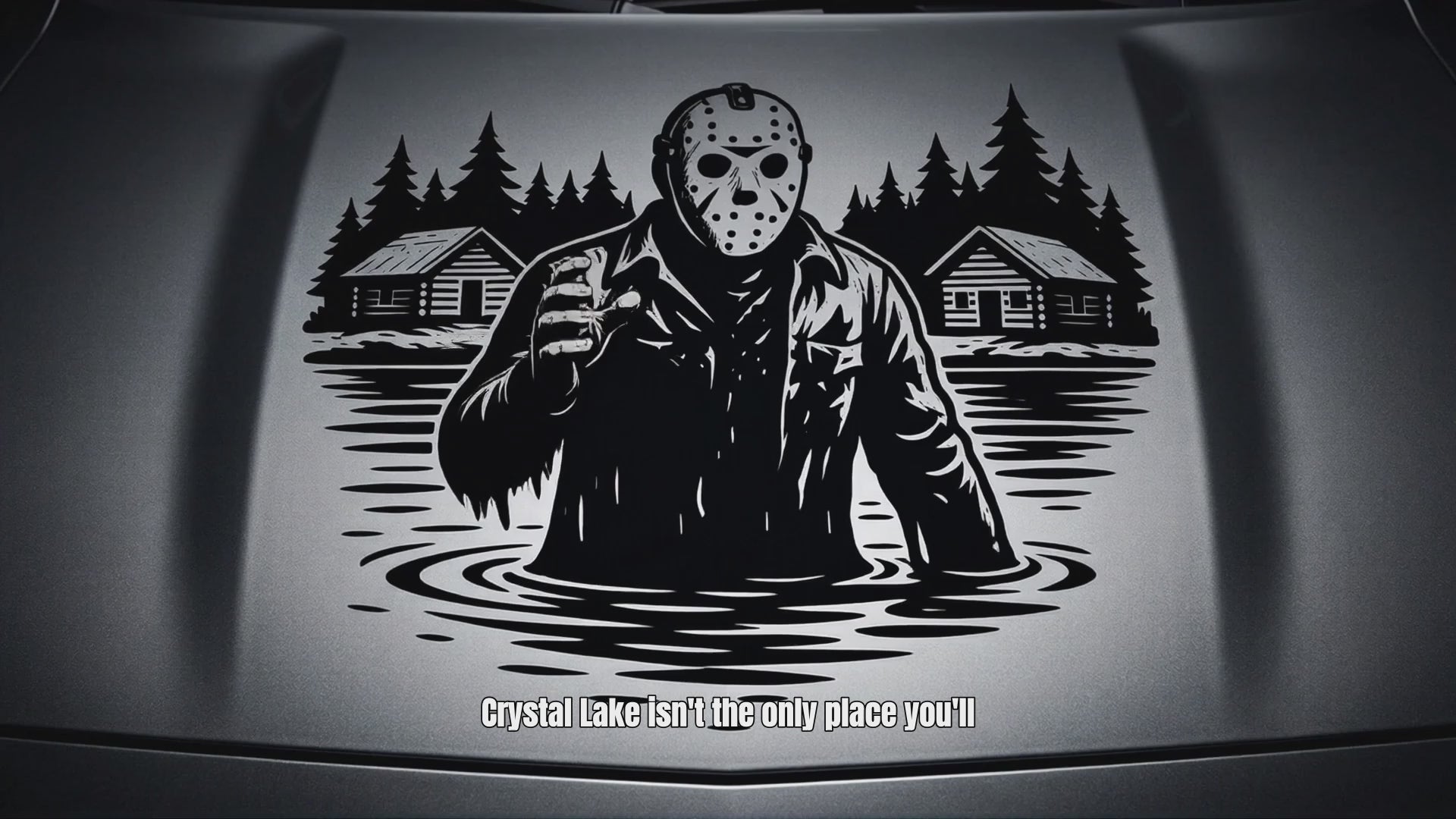 Jason Crystal Lake black vinyl animated