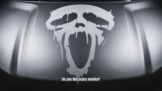 Scream‑Inspired Ghostface  Car/Wall Decal | USAVinyls