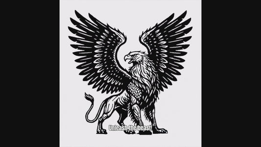 Griffin black vinyl decal video