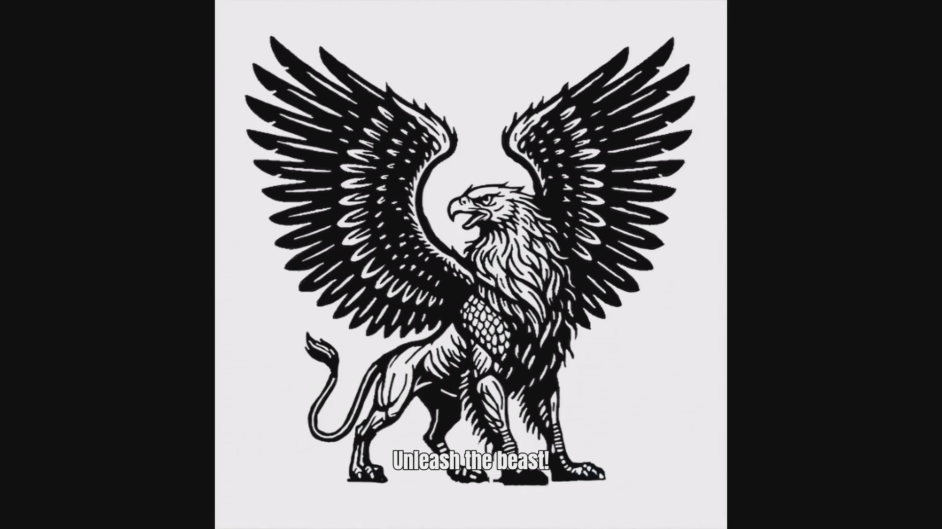 Griffin black vinyl decal video