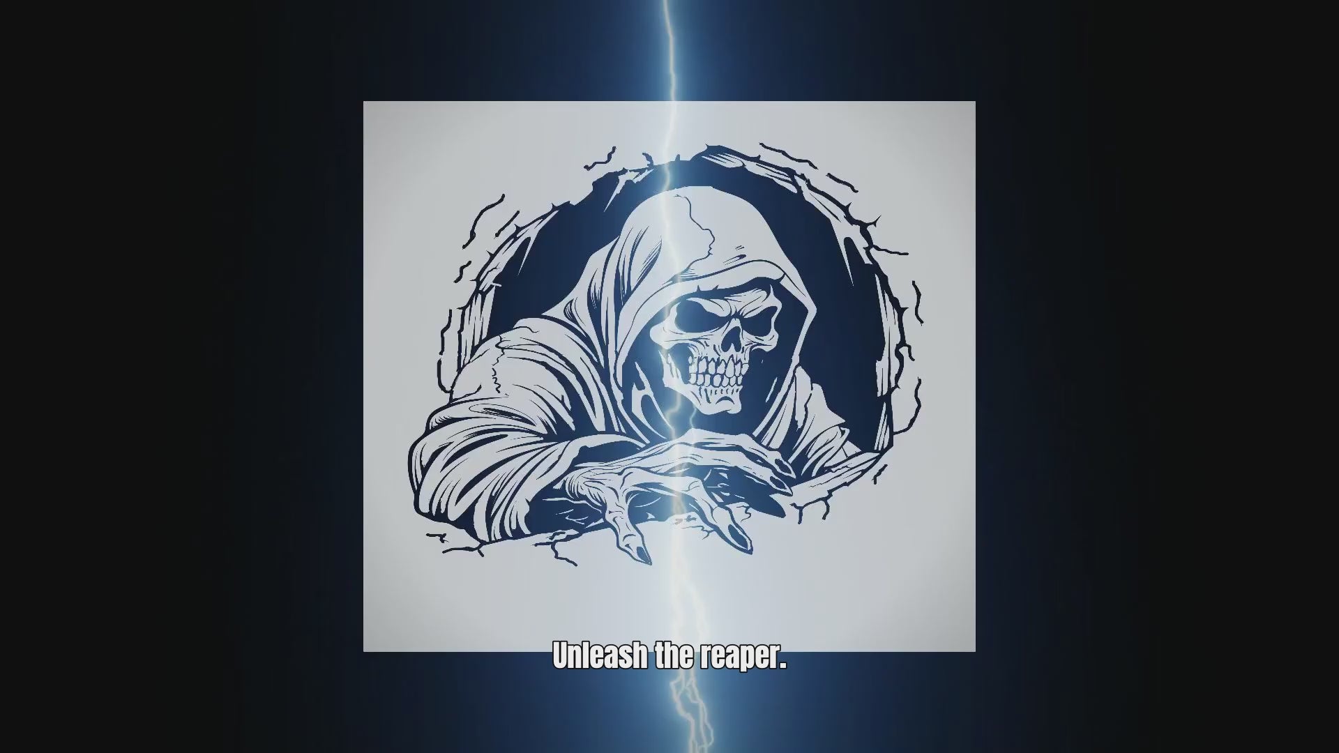 Grim Reaper Viny Decal video