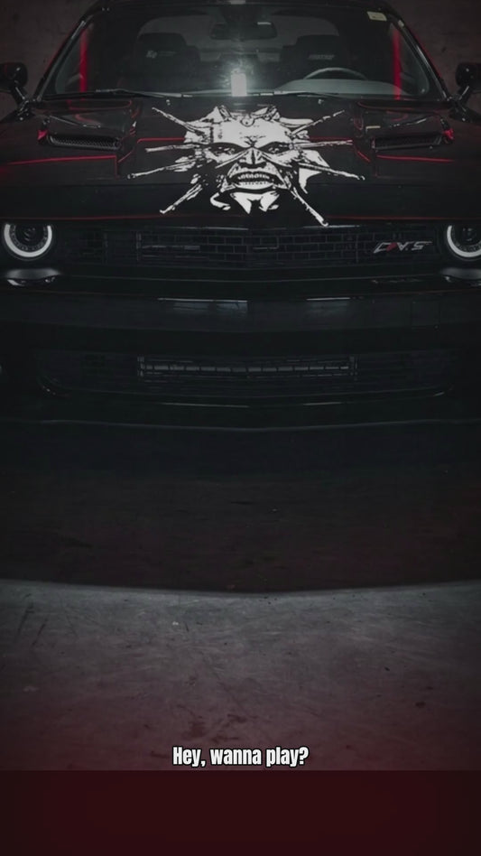 Jeepers Creepers vinyl decal video