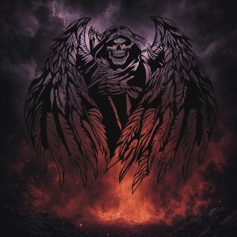 grim reaper vinyl decal video