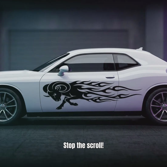 Ram vinyl decal video