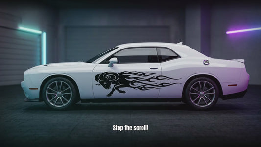 Ram vinyl decal video