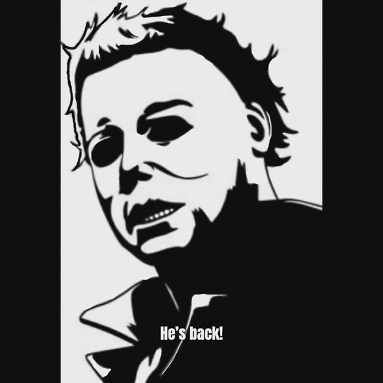 Michael Myers vinyl decal video