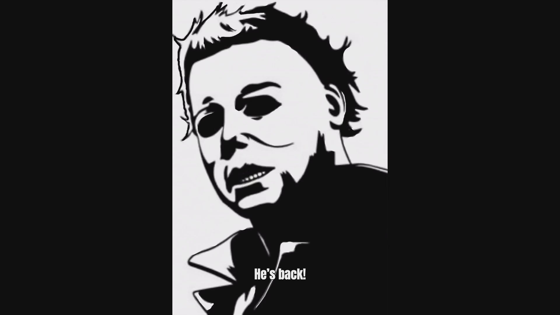 Michael Myers vinyl decal video