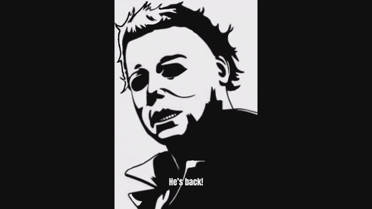 Michael Myers vinyl decal video
