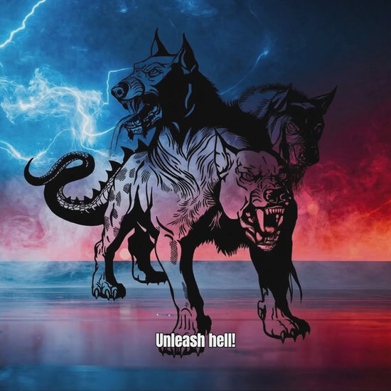 Cerberus vinyl decal video