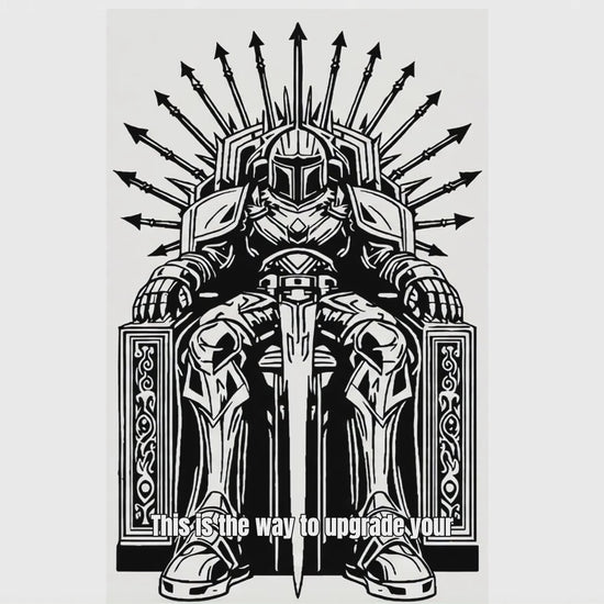 Mandalorian viny decal video