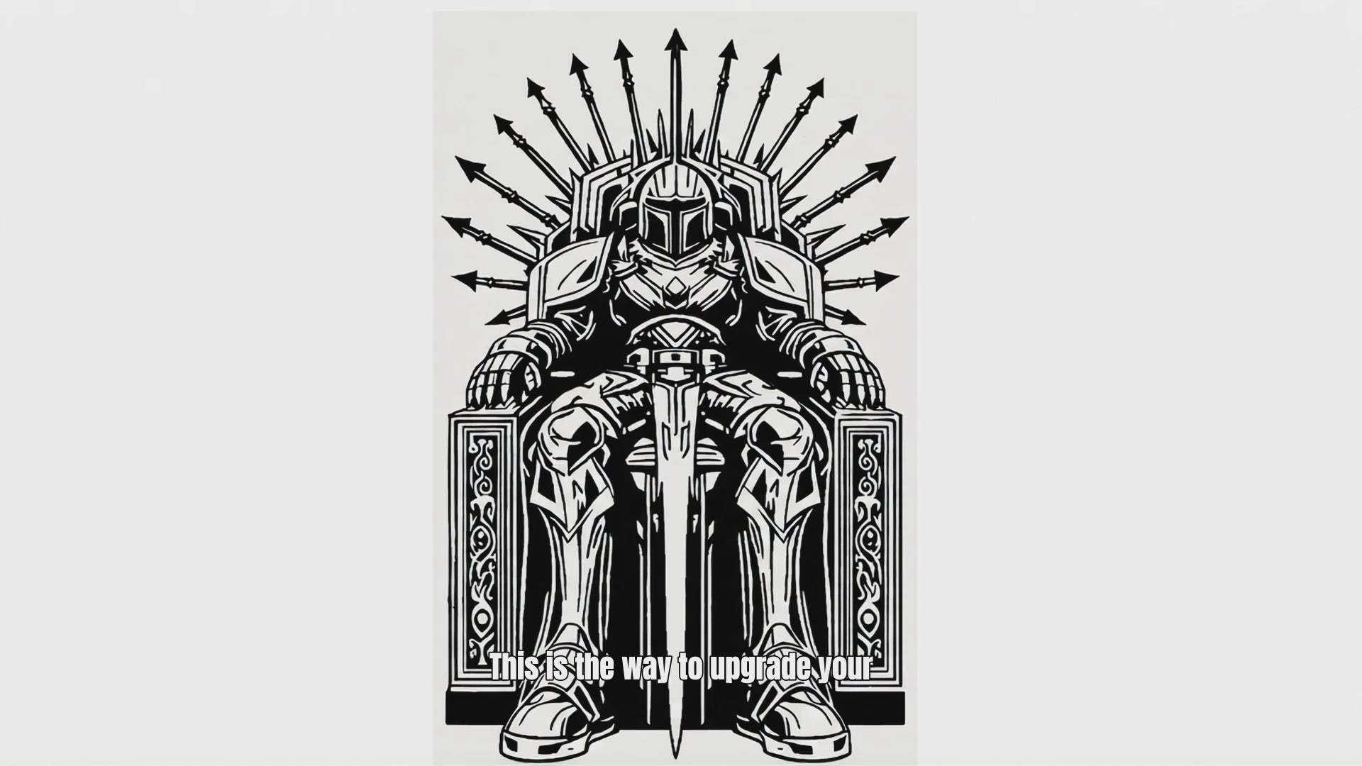 Mandalorian viny decal video