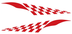 Racing Stripe Hood/Side Car Decals (Pair) | USAVinyls