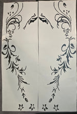 Butterfly Swirls & Flowers Car/Wall Decal | USAVinyls
