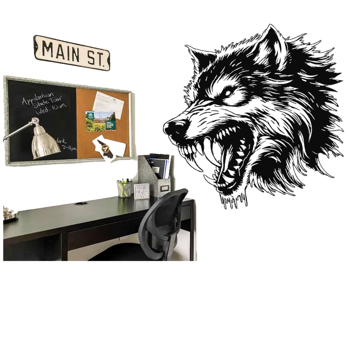 Wolf Decal, Wolf Sticker