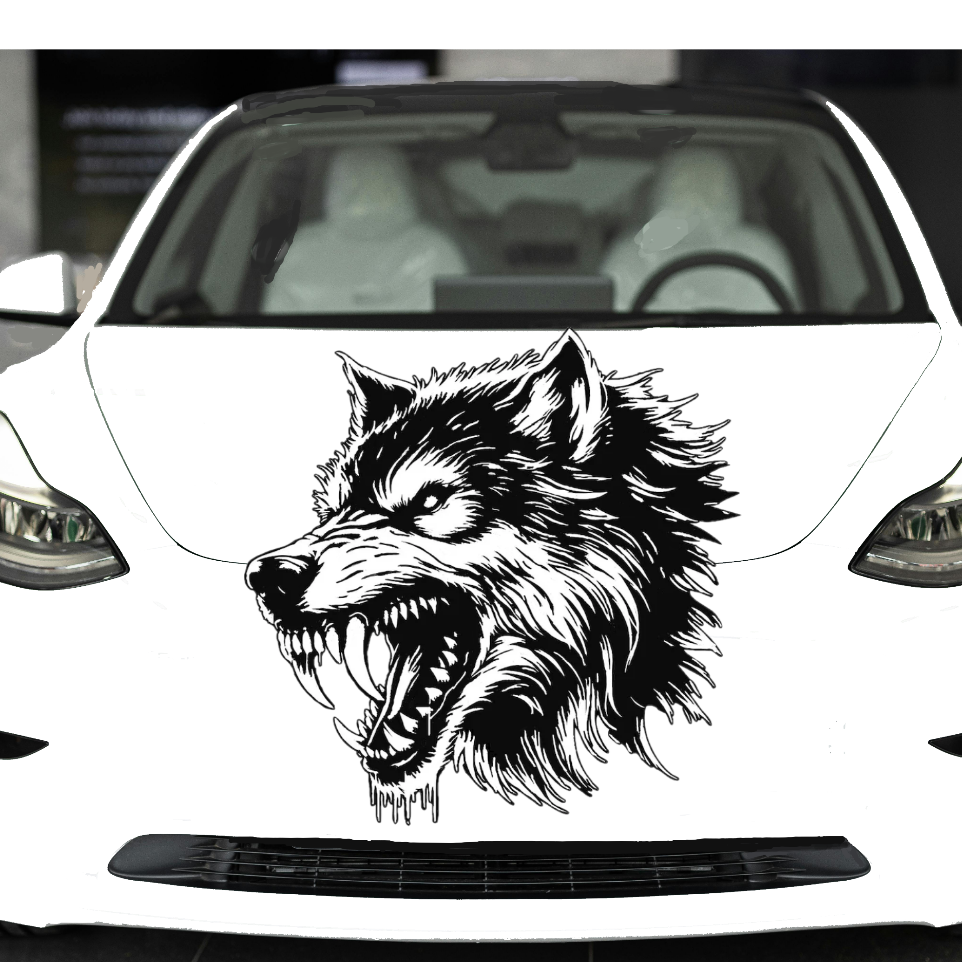 Wolf Decal, Wolf Sticker