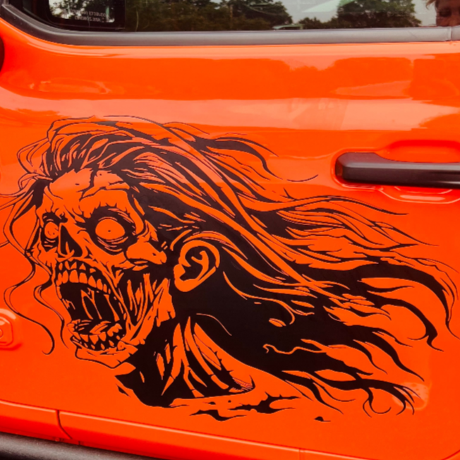 Zombie Car Decal