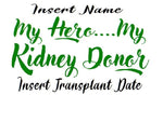 Organ Donation Decal,Transplant Decal,Vinyl Decal, Donate Life, Donate Kidney Decal, Living Donor, Recycle Yourself,Organ Donor, USAVinyls