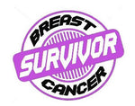 Transplant Survivor custom vinyl car window decal, white, die‑cut with no background 