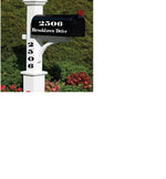 Mailbox Address Lettering, Set of 2, FREE BONUS Accents/Flourishes and House Numbers for Mailbox Door, Mailbox Address Stickers, USAVinyls