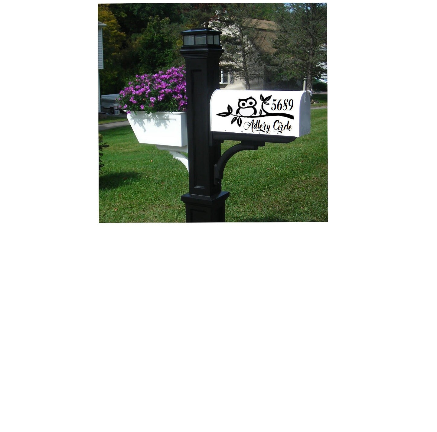 Mailbox Decal, Custom Mailbox Decal, Address Decal, Monogram Address Decal, Mailbox Monogram, Mailbox Numbers USAVinyls