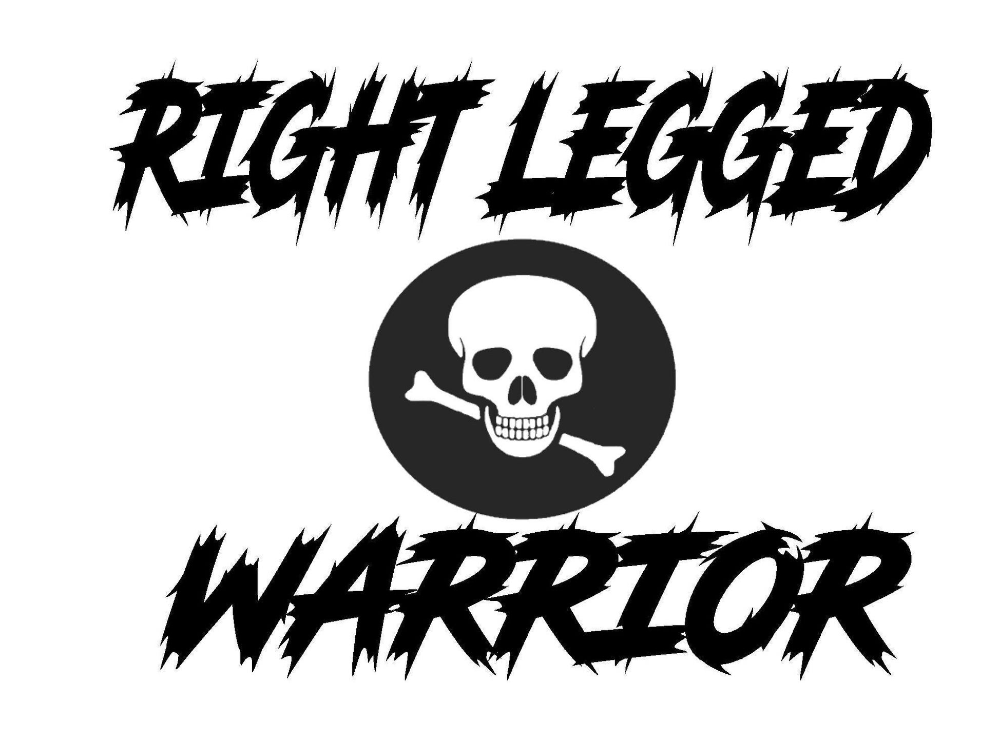 Left Legged Warrior, Right Legged Warrior, I Lost My Leg Decal, I Lost My Leg Sticker, Disabled Decal, Amputee Decal, Amputee , USAVinyls