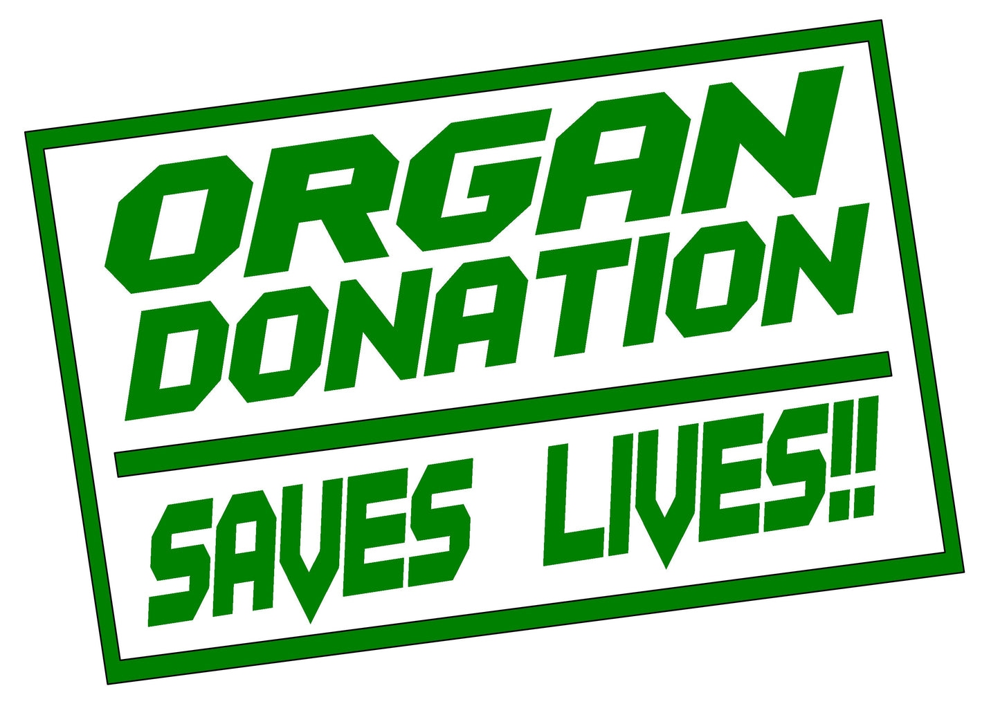 Organ Donation Saves Lives Decal, Transplant Decal, Vinyl Decal, Donate Life, Donate Kidney Decal, Living Donor, Organ Donor, USAVinyls