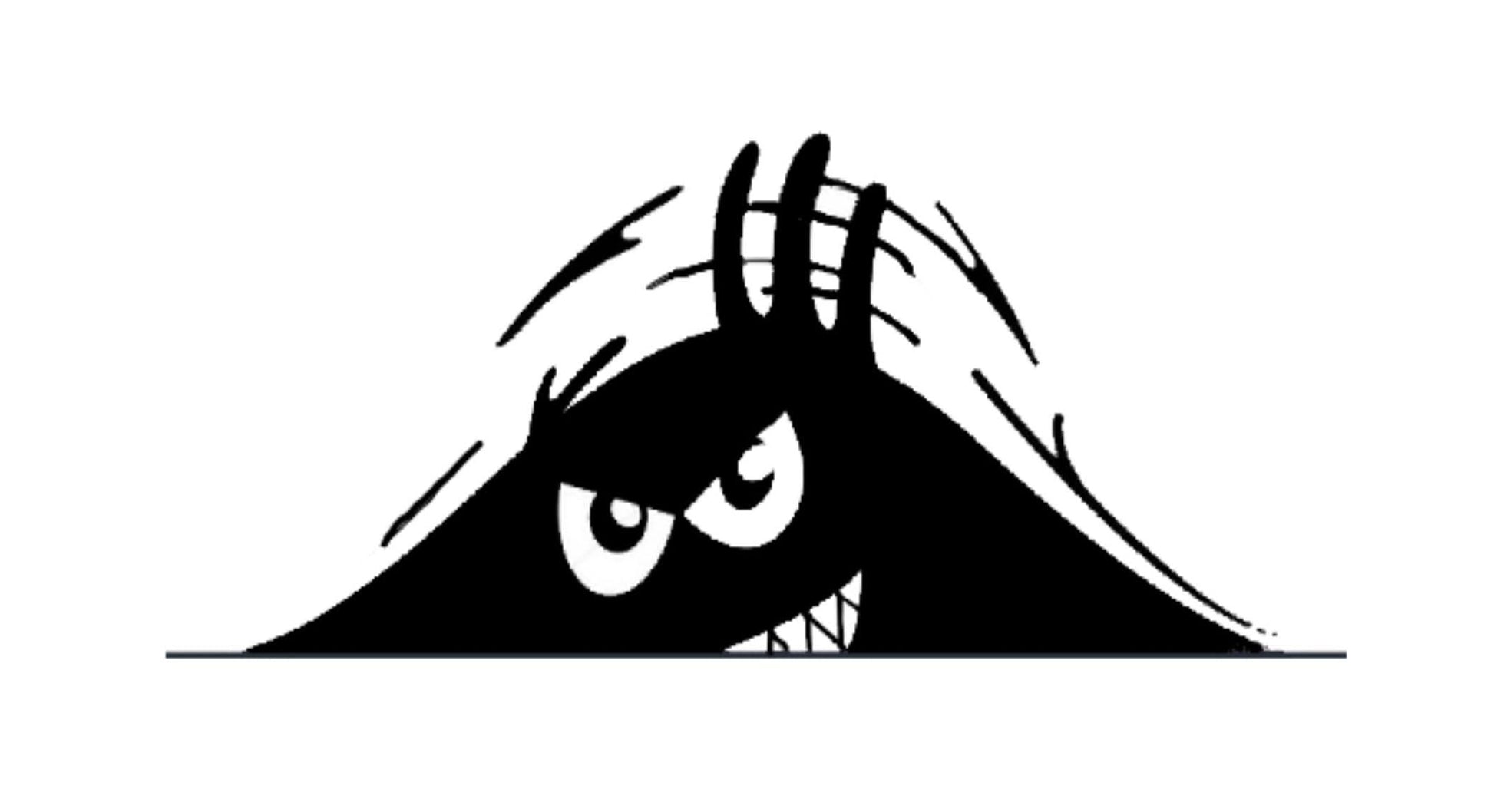 Angry Peeking Eyes Decal, Peeking Monster Scary Eyes , Tailgate Decal, Tailgate Sticker, Sick Tailgate Decal, Sick Tailgate Sticker,