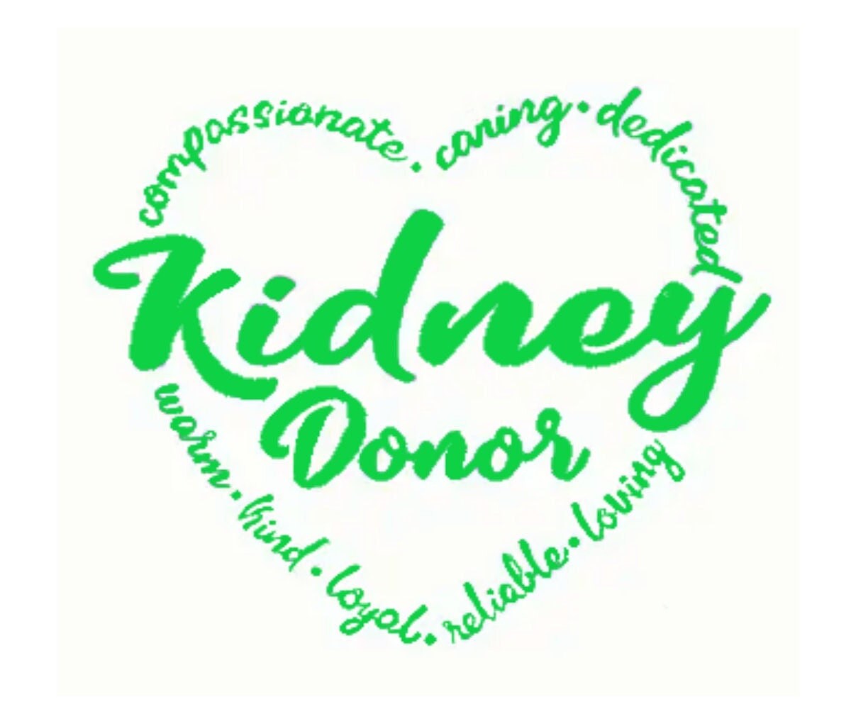 Organ Donation Decal, Transplant Decal,Vinyl Decal, Donate Life, Kidney Donor Decal, Living Donor, Recycle Yourself, Organ Donor, USAVinyls