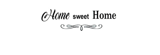 Home Sweet Home Decal, Home Sweet Home Wall Art, Home Sweet Home Sticker, Home Wall Decal, Home Wall Sticker, Wall Art, Wall sticker