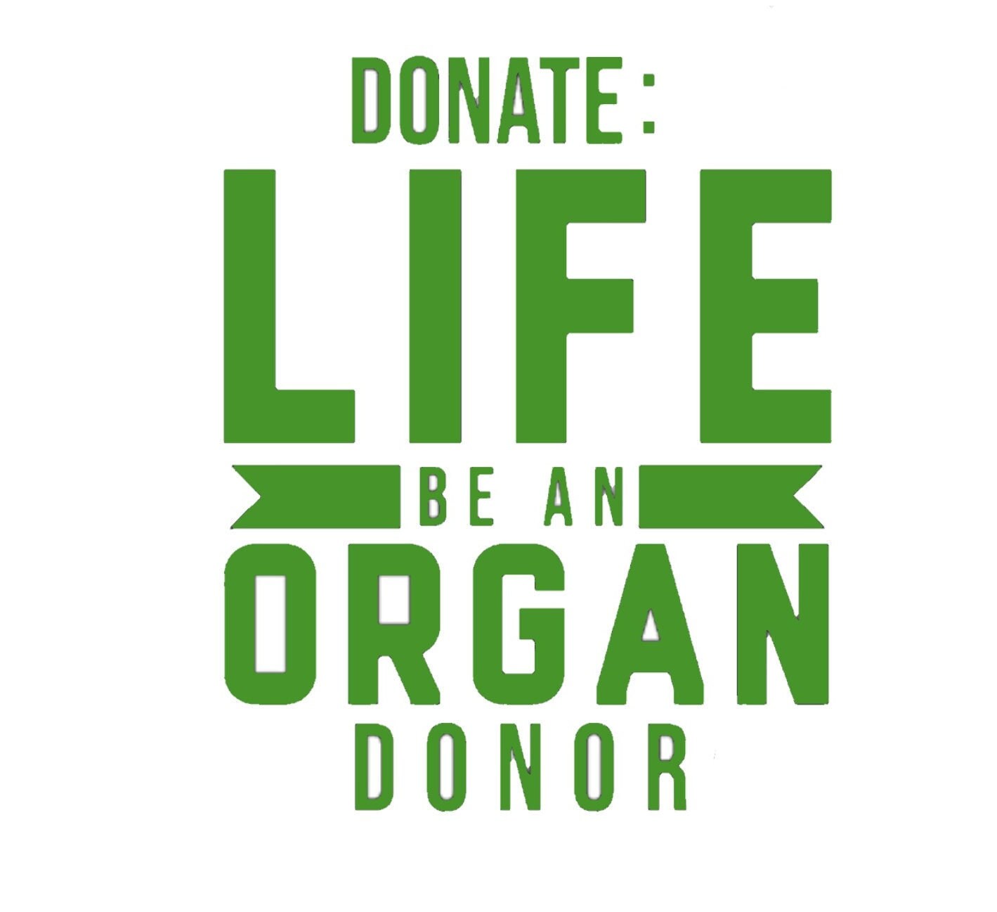 Organ Donation Decal,Transplant Decal,Vinyl Decal, Donate Life, Donate Kidney Decal, Living Donor, Recycle Yourself,Organ Donor, USAVinyls