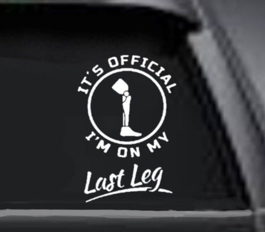 Amputation DecaL, Amputee Decal, Amputation Sticker, Amputee Decal, Disabled Decal, Disabled Sticker, Amputee Sticker, USAVinyls