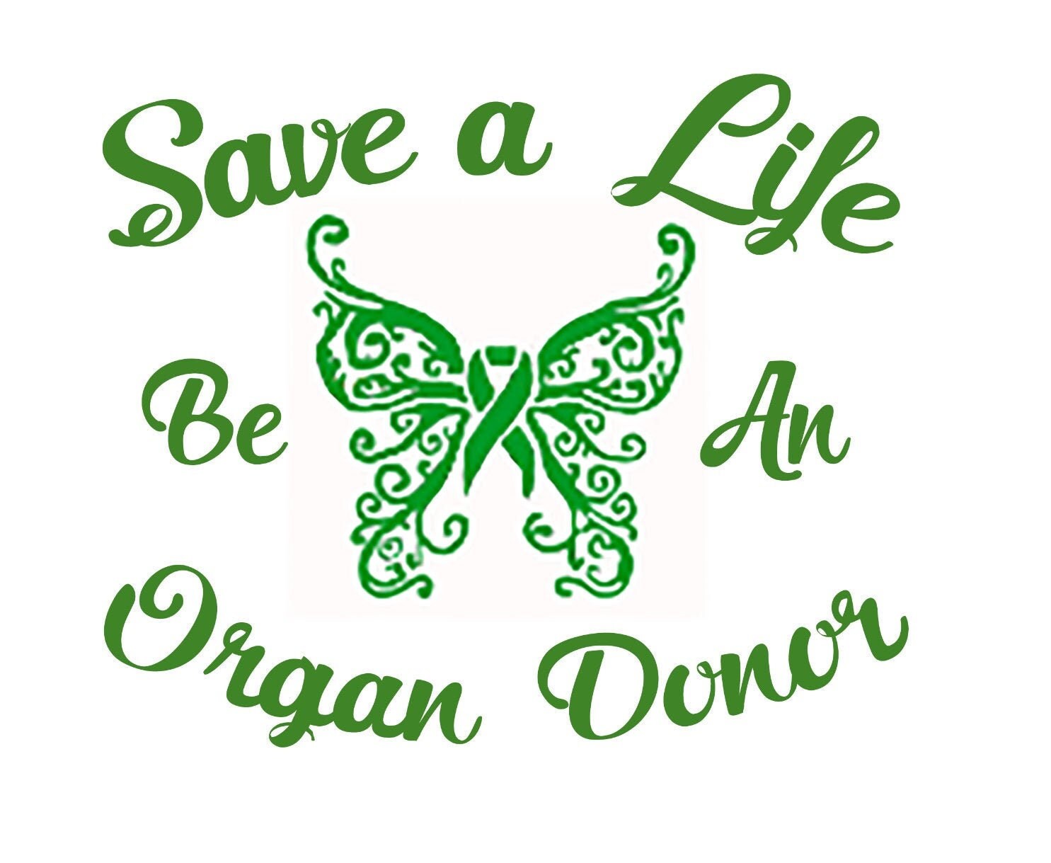 Organ Donation,Transplant Decal,Vinyl Decal, Donate Life, Donate Kidney Decal, Living Donor, Recycle Yourself,Organ Donor,Save A Life