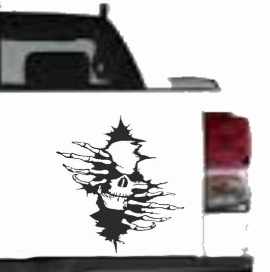 Skull Auto Accent Decal, Skull Car Sticker Skull Car Vinyl, Skull Car Decal ,Hot Car Decal ,Car Side Decal, Car Trunk Decal, Car Door Decal