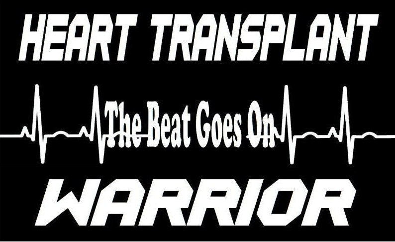 Heart Transplant Warrior, Heart Transplant Survivor, Donate Heart Decal, Share Your Spare, Organ Donation Decal, Heart Transplant Sticker