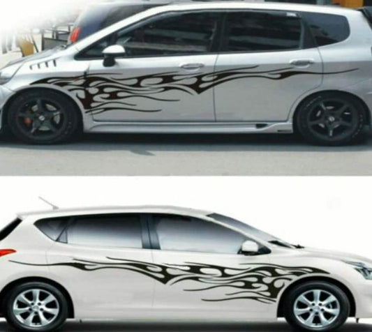 Flames Decal for Side of Vehicle, Flames Sticker for Side of Vehicle, Hot Car Decal, Car Side Decal, Vehicle Side Sticker, Sick Car Decal