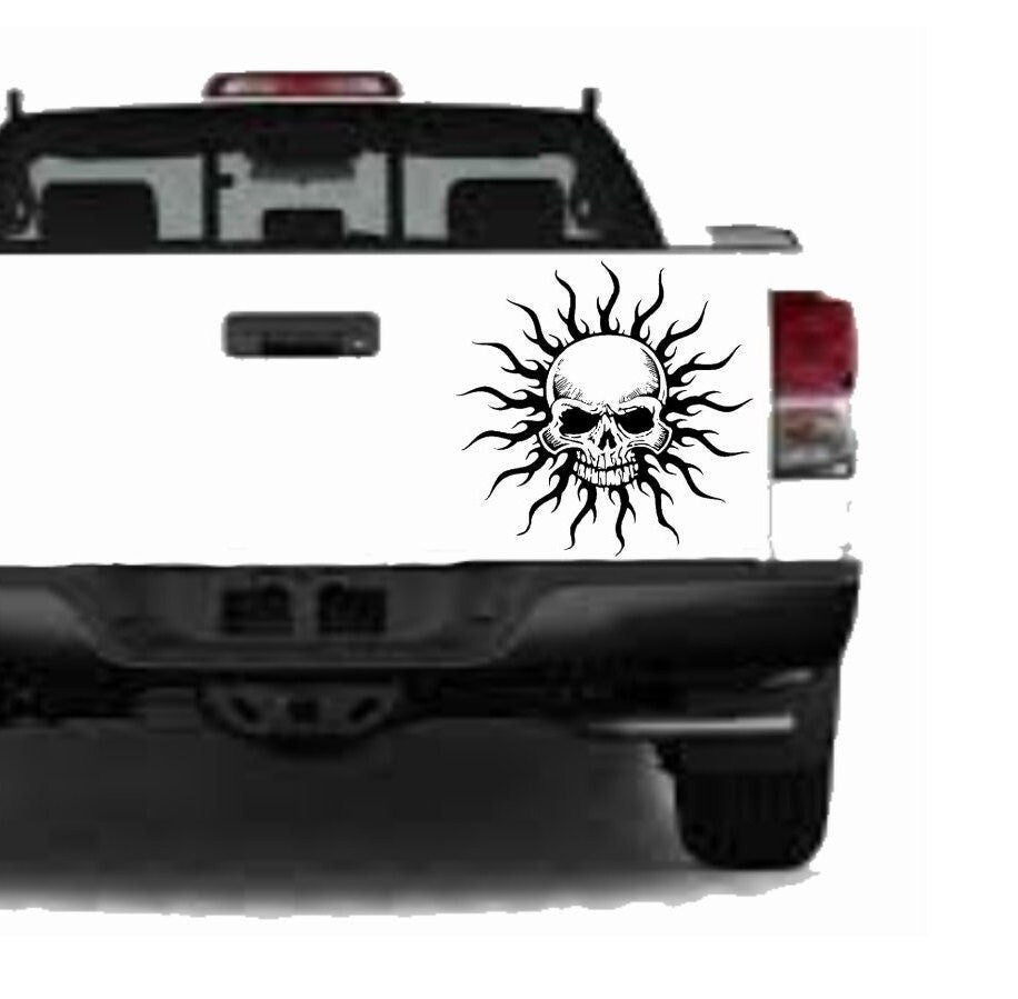 Skull Tribal Decal, Skull Tribal Sticker, Skull Roblox Decal, Skull Roblox Sticker, Hood Decal, Tailgate Sticker, Skull Decal, Skull Sticker