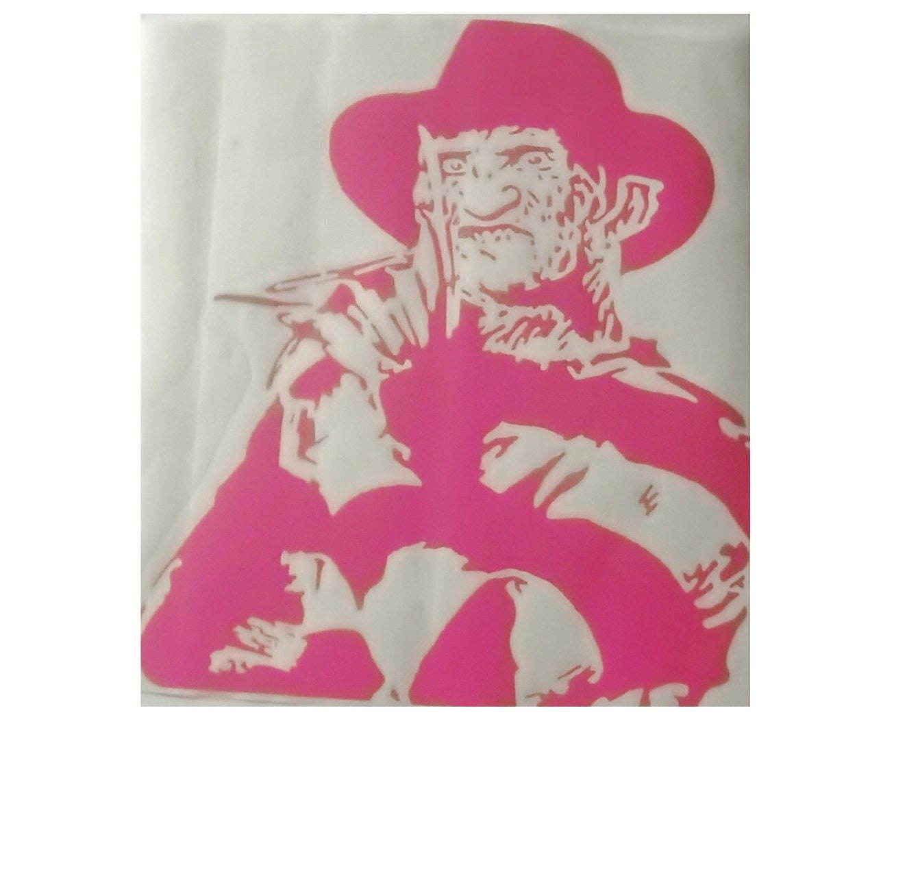 Freddy Krueger Decal, Freddy Krueger Auto Graphic, Freddy Krueger Hood Sticker, Freddy Krueger Hood Decal, Freddy Sticker, Freddy Decal
