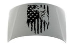 American Flag Decal, American Flag Sticker, American Flag with Eagle Decal, American Flag with Eagle Sticker, Patriotic Decal, Patriotic