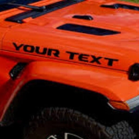 Hood Decal, Hood Sticker, Off Road Decal for Hood, Decal for vehicles like a Jeep, Hood Graphic, Auto Body Decal, Auto Body Sticker
