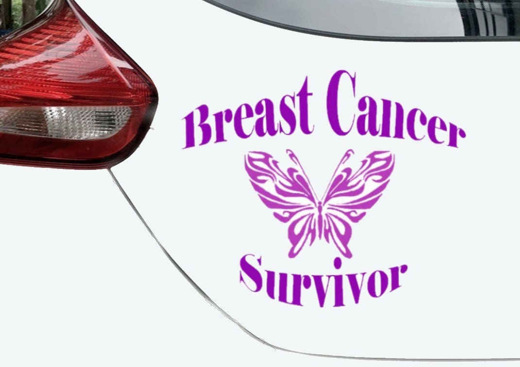 Breast Cancer Decal, Pink Butterfly Cancer, Fight Breast Cancer, Breast Cancer Awareness, Breast Cancer Survivor, USAVinyls