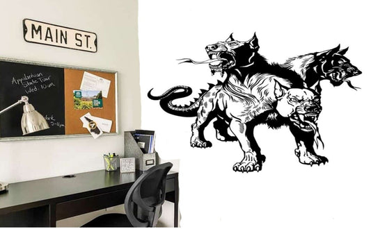 Cerberus Three Headed Hound of Hades, 3 Headed Cerberus, Greek Cerberus, Underworld Watchdog, Hellhound, 3 Headed Hound of Hades