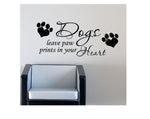Custom vinyl wall art text decal, black, ‘Design Your Own’ sample on interior wall”