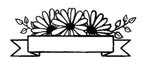 Mailbox Decal with Daisies and Banner, Mailbox Sticker with Daisies and Banner, Mailbox Daisies, Mailbox Flower, Custom Mailbox Decal